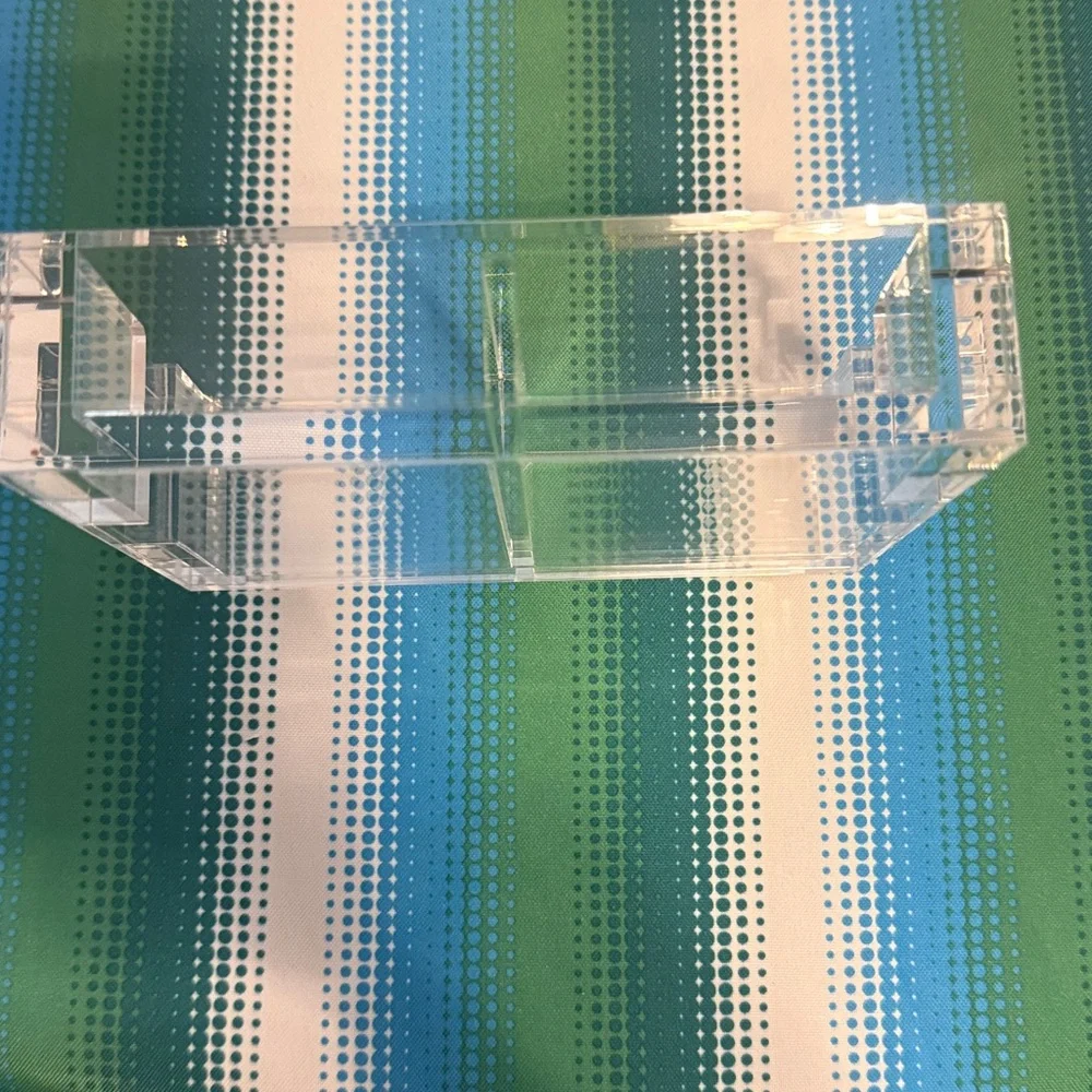 Clear Acrylic Bathroom Organizer Tray - Transparent